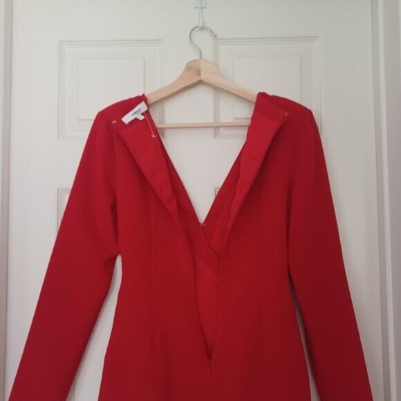 LIKELY Dani Tuxedo Scarlet Red Mini Dress Size 2 NWOT Revolve - Picture 13 of 16